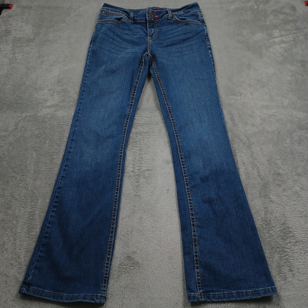 Wrangler Jeans Womens 8 Blue Denim Bootcut Western Workwear Casual